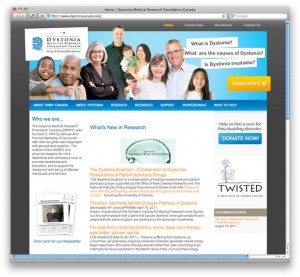 Charity website design by Swerve Design Toronto