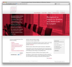 Lex law firm website design by Swerve Design Group, Toronto