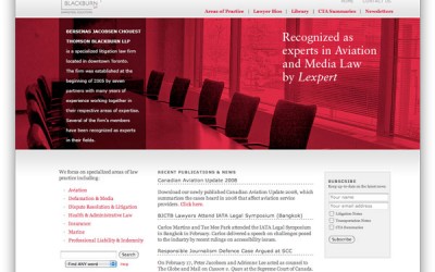 Bersenas Jacobsen Chouest Thomson Blackburn LLP: Law Firm Website Design