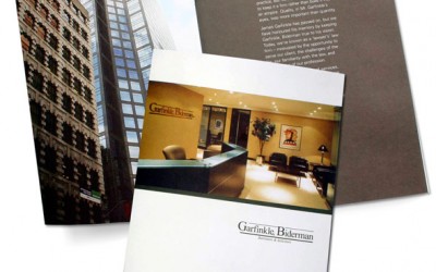 Garfinkle Biderman Brochure Design