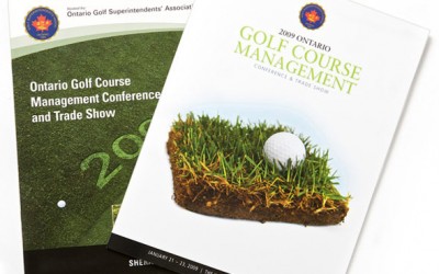 Canadian Golf Superintendents Association: Conference Brochure Design