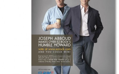 Astral Media: Joseph Abboud Clothing Promotion Design