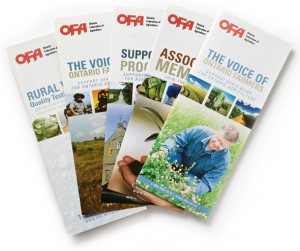 OFA brochures. Designed by Swerve Design Toronto