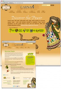Website design for Carna4 by Swerve Design
