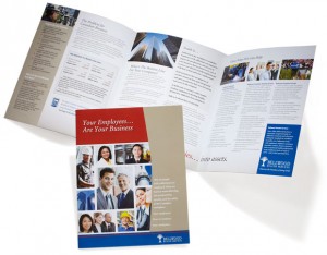 Corporate brochure design by Swerve Design Group, Toronto