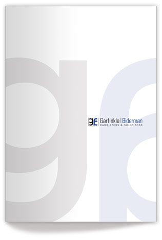 Garfinkle brochure cover