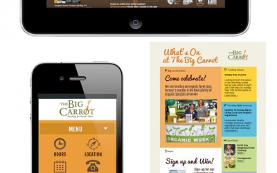 Website redesign for The Big Carrot