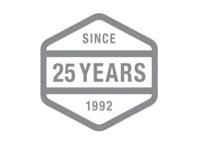 25th Anniversary logo - Branding and Logo Design by Swerve Design