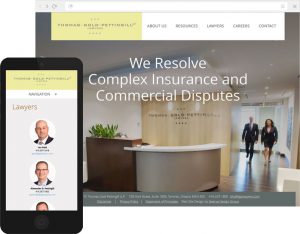 Website design for Toronto Law Firm