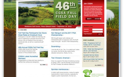 Canadian Golf Supers Website Design