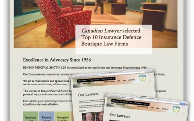 Website Design for Toronto Law Firm