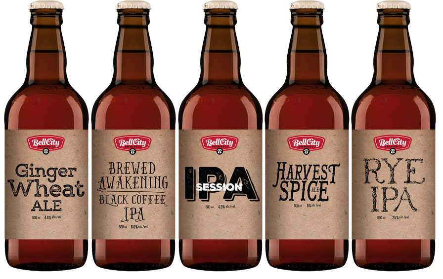 Product packaging design for craft beer