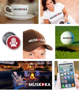 Muskoka logo design in use
