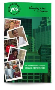 YES 2016 annual report cover