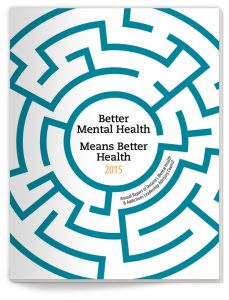 Mental Health Report cover design