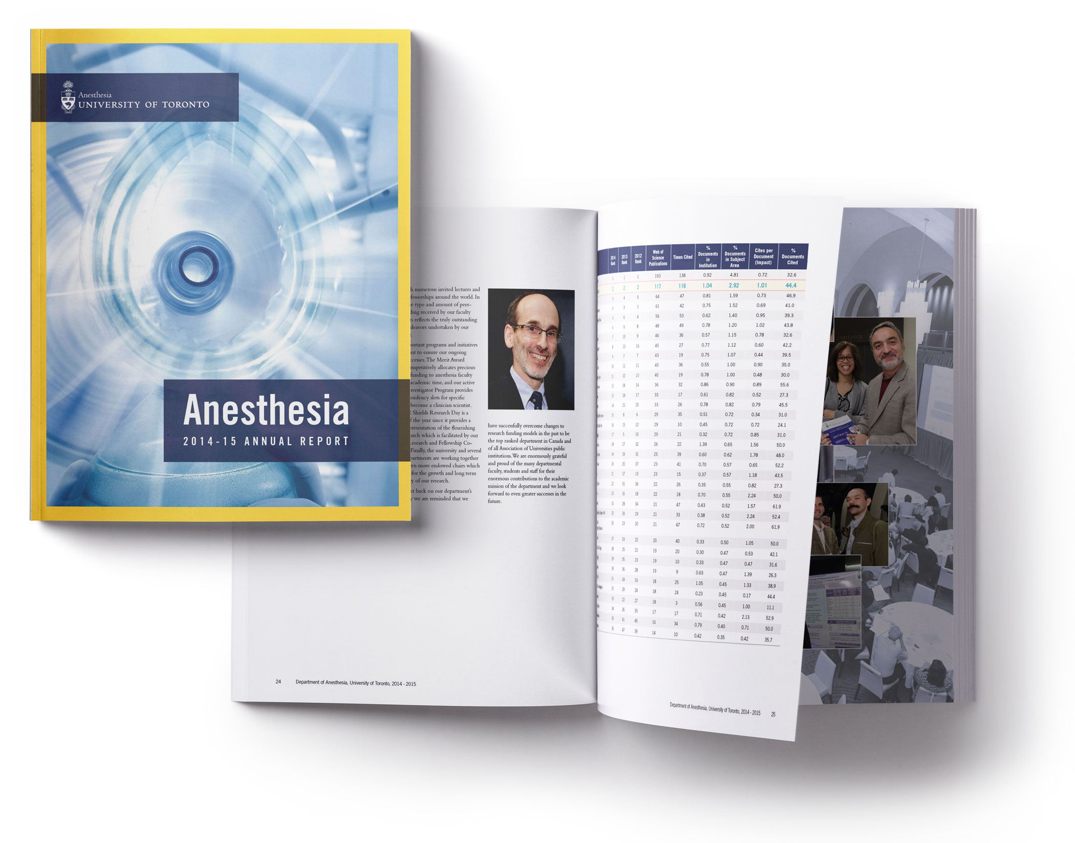 Anesthesia 2014-2015 annual report design