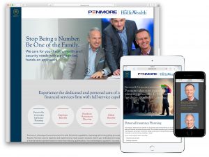 Website design for Penmore Financial