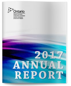 Deposit Insurance Corporation of Ontario 2017 annual report cover design