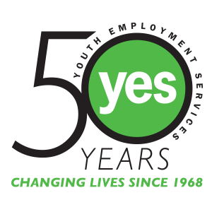 YES 50th logo design