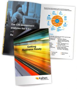 Kaihen brochure design cover and inside pages