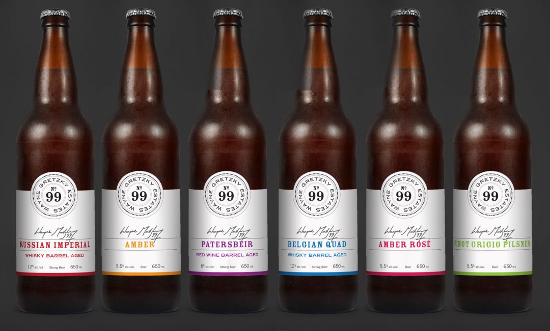 Wayne Gretzky Beer Swerve Design