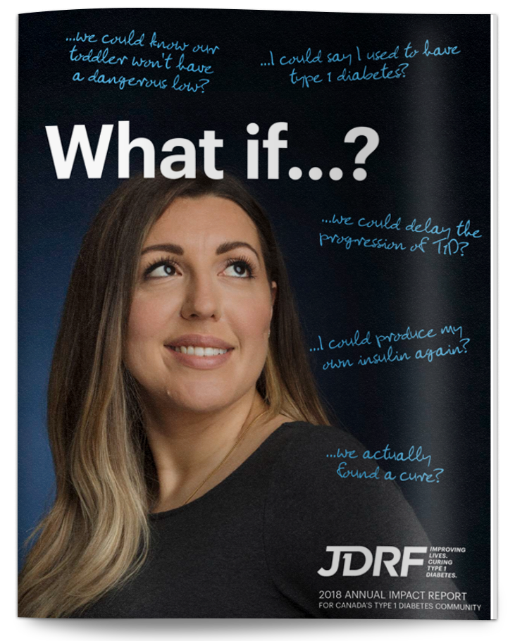 JDRF 2018 Impact Report, cover