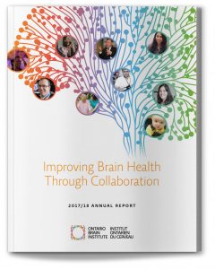 Ontario Brain Institute 2017/18 annual report design