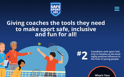 SafeSport Website Design