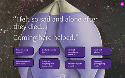 Innovative Youth Grief Website
