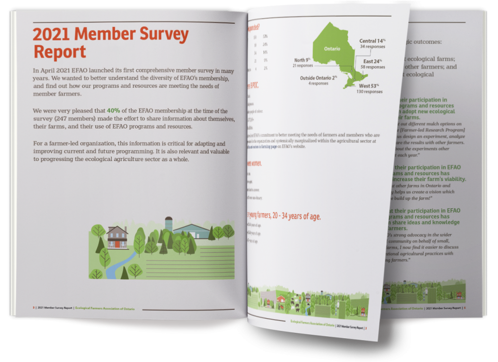 EFAO Member Survey inside page design