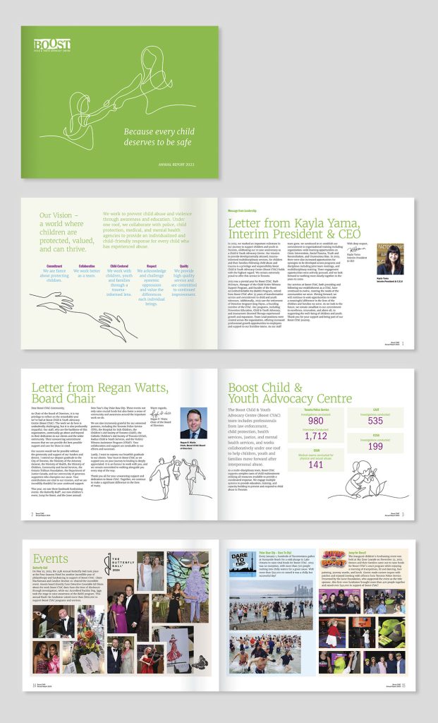 Boost 2023 Annual Report design